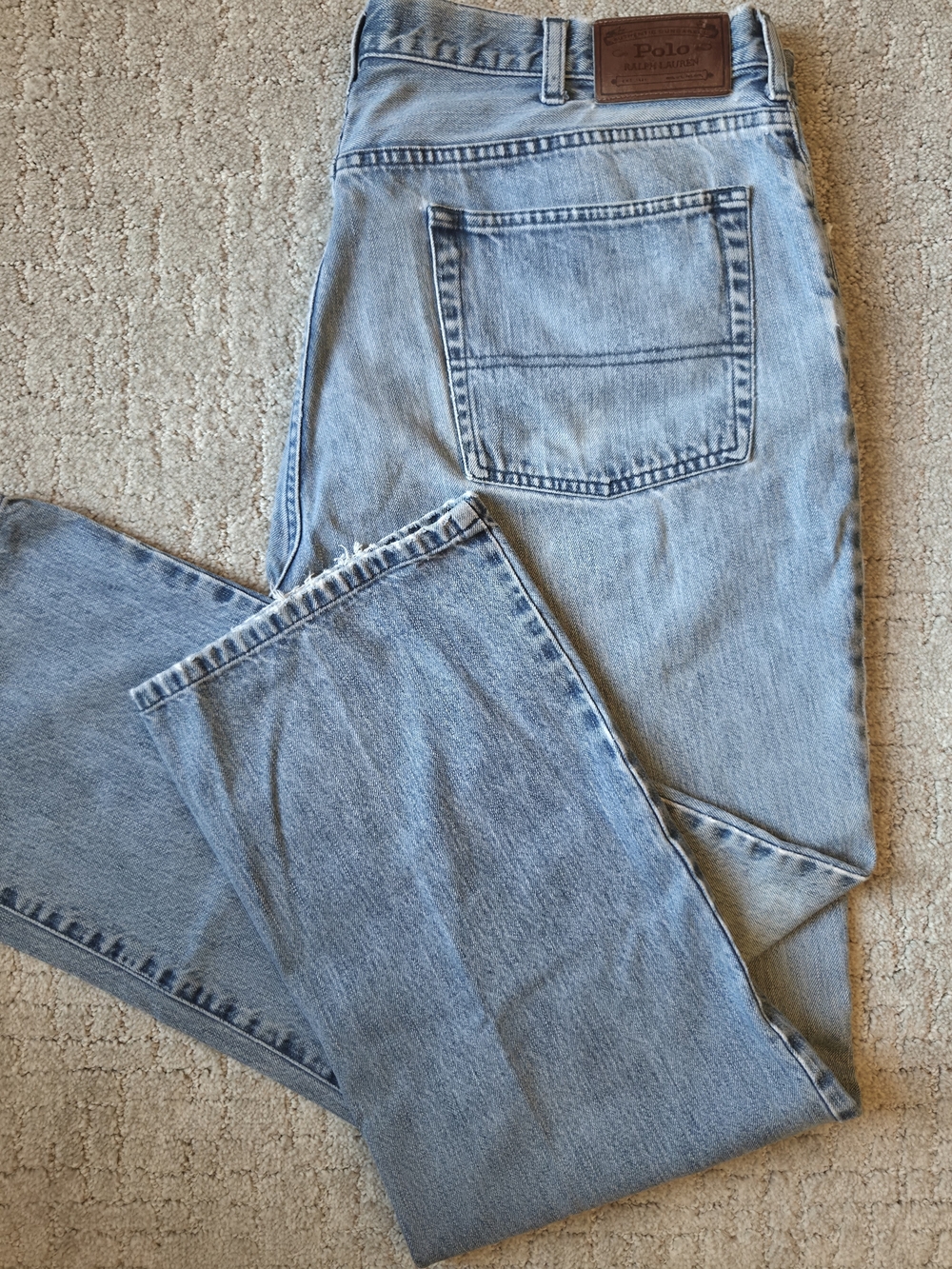 Vintage Polo Ralph Lauren Authentic Dungarees Jeans | 100% Cotton 38x30